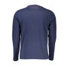 Regal Blue Crew Neck Embroidered Tee - Image 2
