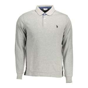 Brown Cotton Men Polo Shirt