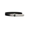Black Leather Women Belt - Image 2