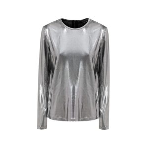 Gray Viscose Clothing