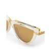 Beige Haircalf Sunglasses - Image 3