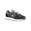 Black Leather Men Sneaker - Image 2