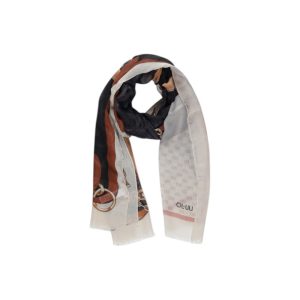 Black Polyester Scarf