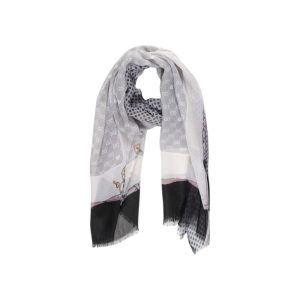 Black Polyester Scarf
