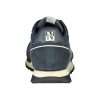 Sleek Blue Sporty Laced Sneakers - Image 2