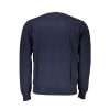 V-Neck Embroidered Blue Sweater - Image 2