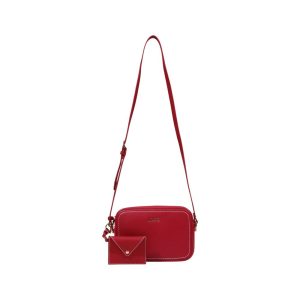 Red Polyethylene Handbag