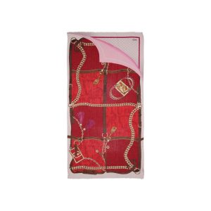 Red Polyester Scarf