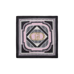 Black Polyester Scarf