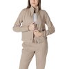 Beige Viscose Jackets & Coat - Image 5