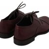 Elegant Bordeaux Leather Dress Shoes - Image 4