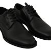 Sleek Black Leather Formal Dress Shoes - Image 3
