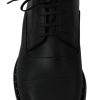 Sleek Black Leather Formal Dress Shoes - Image 7