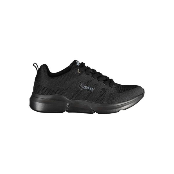 Black Artificial Leather Sneaker