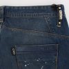 Chic Blue Wash Painted Slim Fit Jeans - Image 7