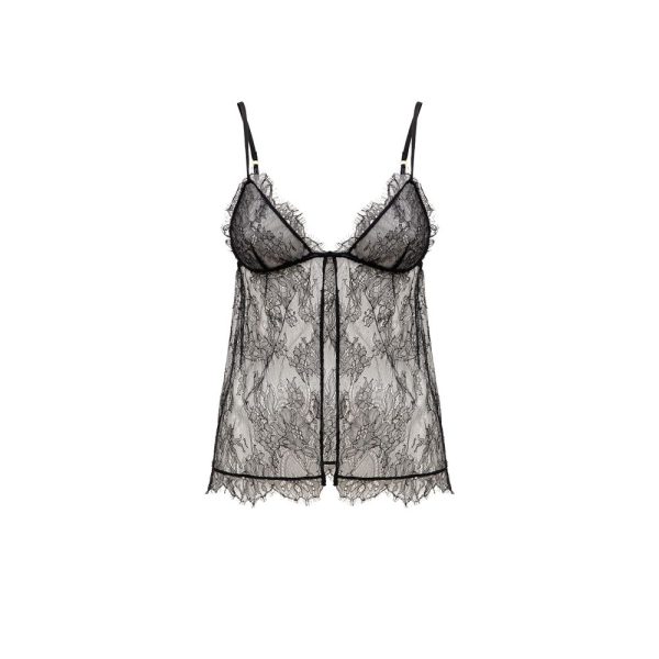 Black Polyamide Top