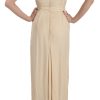 Silk Column Garterized Sleeve Gown - Image 5
