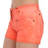 Chic Orange Mid Waist Mini Shorts - Image 2
