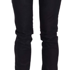 Chic Black Low Waist Skinny Denim