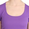 Chic Purple Casual Top for Everyday Elegance - Image 4