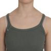 Chic Green Spaghetti Strap Casual Tank Top - Image 3