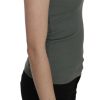 Chic Green Spaghetti Strap Casual Tank Top - Image 4