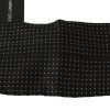 Elegant Black Dotted Silk Cummerbund - Image 3