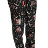 Sleek Silk Slim-Fit Mid-Waist Pants - Image 3