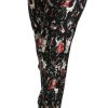 Sleek Silk Slim-Fit Mid-Waist Pants - Image 4