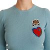 Queen Heart Beaded Wool Sweater - Image 5