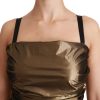 Bronze Bodycon Sheath Mini Dress - Image 5