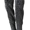 Elegant Leopard Booties Above Knee Shoes - Image 5