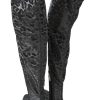 Elegant Leopard Booties Above Knee Shoes - Image 6