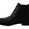 Elegant Derby Brogue Boots in Exotic Leather - Image 7