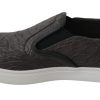 Elegant Gray Caiman Leather Loafers - Image 5