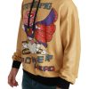Exquisite Gold Hooded Cotton Sweater - Image 2