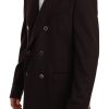 Elegant Bordeaux Taormina Cashmere Blazer - Image 2