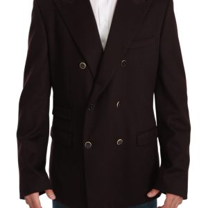 Elegant Bordeaux Taormina Cashmere Blazer