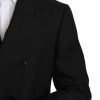 Elegant Black Slim Fit Formal Blazer - Image 3