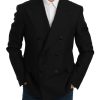 Elegant Black Slim Fit Formal Blazer - Image 5