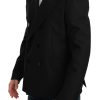 Elegant Black Slim Fit Formal Blazer - Image 6