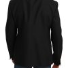 Elegant Black Slim Fit Formal Blazer - Image 7