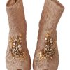 Elegant Lace Stilettos with Crystal Accents - Image 5