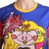 Chic Crewneck Cotton Tee with Supergirl Motive - Image 5