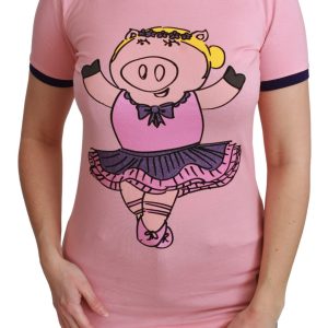 Pink Crewneck Year of the Pig T-Shirt