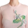 Silk Blend Floral Embroidered Sweater - Image 5