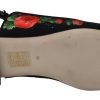 Elegant Crystal-Embellished Floral Flats - Image 3