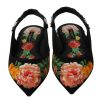 Elegant Crystal-Embellished Floral Flats - Image 5