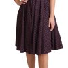 Chic Polka Dotted A-Line Sleeveless Dress - Image 2