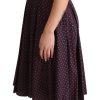 Chic Polka Dotted A-Line Sleeveless Dress - Image 3